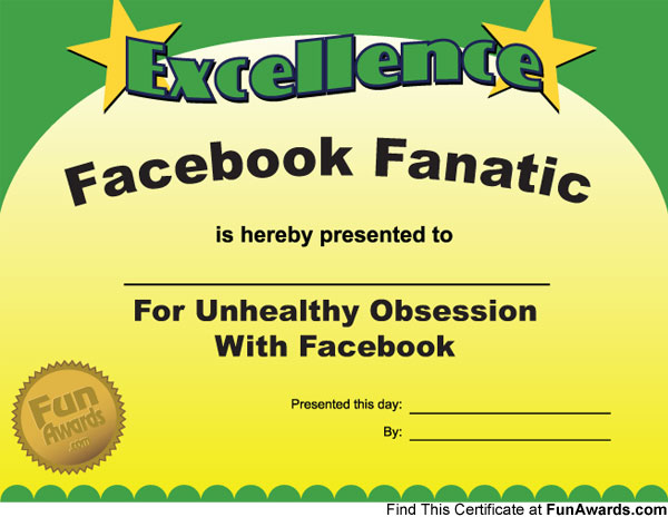 Facebook Fanatic Award