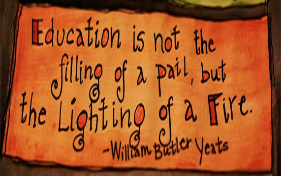 education-is-lighting-of-a-fire