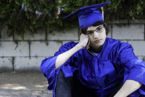 Image: Sad Graduate