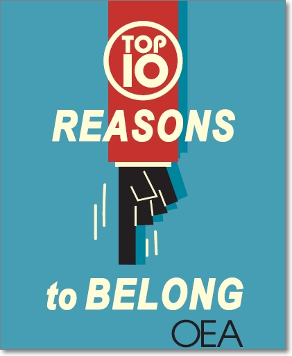 Top 10 Reasons you belong with hand pointing down