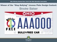 Image: "Stop Bullying" License Plate