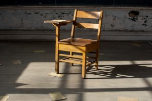 Image: Vintage Wooden Desk