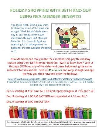 Holiday Shopping with NEA Member Benefits