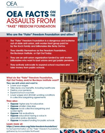 OEA Facts on the Assaults from "Fake" Freedom Foundation