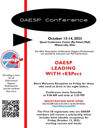 OAESP 2023 Conference flyer
