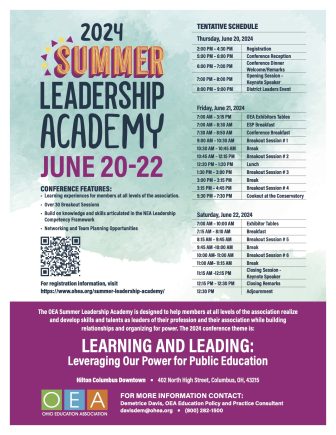 image: 2024 OEA Summer Leadership Academy