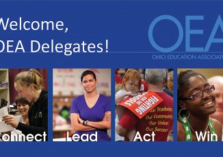 Ohio Education Association's Spring 2018 Representative Assembly — morning program, Friday, May 11, 2018. Ohio Education Association’s Spring 2018 Representative Assembly — Friday May 11, 2018, Morning Program