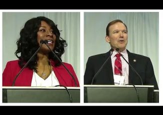 OEA Secretary-Treasurer Candidate Speeches: Robin Jeffries (Columbus Education Association); Mark Hill (Worthington Education Association). NOTE: Hill will serve a three-year term beginning July 15, 2018. He replaces outgoing Secretary-Treasurer Tim Myers who is term-limited. https://www.ohea.org/r... OEA Secretary-Treasurer Candidate Speeches | Mark Hill (Worthing EA) & Robin Jeffries (Columbus EA)